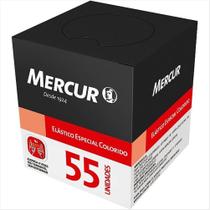 Elástico Mercur colorido com 55 unidades