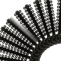 Elástico Orto Modular Preto 60.06.1004 Orthometric 1012 Und.