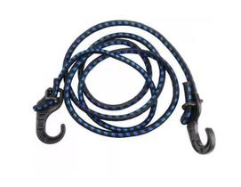 Elástico Para Bagageiro Preto Com Azul 10 Unidades.