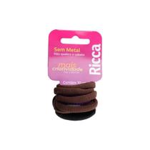 Elástico para Cabelo Basics sem Metal 15mm Ricca 10un Elástico para Cabelo Basics sem Metal 15mm Ricca 10un