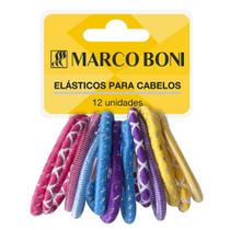 Elástico Para Cabelo Linha Daily com 12 Unidades Marco Boni