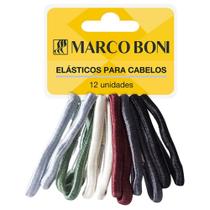 Elástico Para Cabelo Linha Daily com 12 Unidades Marco Boni