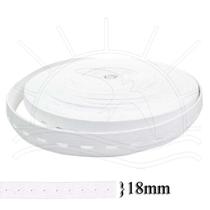 Elástico para Casear Branco (18mm) - 25m Elástico para Casear Branco (18mm) - 25m