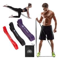 Elástico Para Exercício Band Funcional Bumbum Kit 3 Band Extensor Musculação Fitness Treino Em Casa