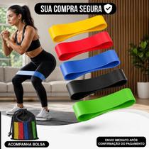 Elastico Para Malhar Mini Band Kit 5 Niveis Carga Exercicios De Ombro Braco Perna Gluteo Pro Elastico Para Malhar Mini Band Kit 5 Niveis Carga Exercicios De Ombro Braco Perna Gluteo Pro