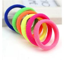 Elástico Prendedor Xuxinhas de Cabelo Neon 6 unidades