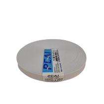 Elástico Real Chato Branco rolo com 25 metros Elástico Real Chato Branco rolo com 25 metros