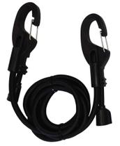 Elástico Regulável Com Mosquetão X4 Preto 1,2M