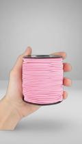 Elástico Roliço 2,2mm 50 Metros Rosa Bebê
