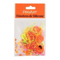 Elástico Silicone Para Cabelo Com 200 Unidades Color Proart Elástico Silicone Para Cabelo Com 200 Unidades Color Proart