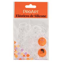 Elástico Silicone Para Cabelo ProArt 200un Transparente ES06B