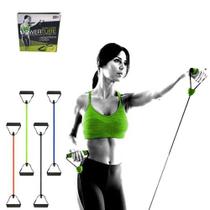 Elástico Tensão Exercícios Ombro Biceps Triceps Peito Costas Powertube - MBfit