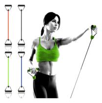 Elástico Tensão Exercícios Ombro Biceps Triceps Power Tube