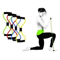 Elástico Tensão Multifuncional Exercícios CrossTube Formato Oito Bíceps Tríceps Glúteos Fisioterapia Pilates - MBFit