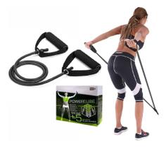 Elástico Tensão Power Tube Treino Braços Peito Musculação