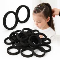 Elástico xuxinhas 4cm (40mm) para penteado cabelo rabicó para amarrar prender pacote com 100 unidades cor preta Elástico xuxinhas 4cm (40mm) para penteado cabelo rabicó para amarrar prender pacote com 100 unidades cor preta