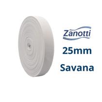 Elástico Zanotti Savana 25 (24mm) Branco C/ 25 metros Elástico Zanotti Savana 25 (24mm) Branco C/ 25 metros