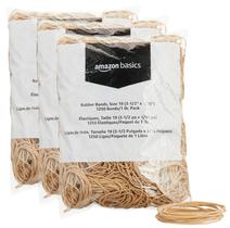 Elásticos Amazon Basics tamanho 19 (8,9 x 0,16 cm), pacote com 3