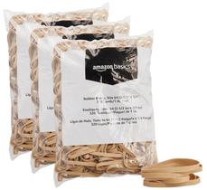 Elásticos Amazon Basics Tamanho 64 (8,9 x 0,6 cm) 320 faixas