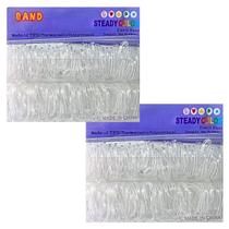 Elásticos Cabelo de Silicone Liguinha Elastiquinho Grande Cartela -