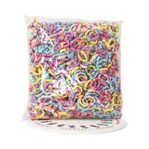 Elásticos Coloridos Antiderrapantes Para Cabelo Feminino 100 Peças Acessórios Suaves Para Coque De Elásticos Coloridos Antiderrapantes Para Cabelo Feminino 100 Peças Acessórios Suaves Para Coque De