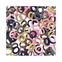Elásticos Coloridos Para Cabelo Feminino, 100-300 Peças, Acessórios De Borracha Para Rabo De Cavalo
