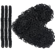 Elásticos de borracha AIWOQI 2000 peças pretos, mini, diâmetro 13 mm Elásticos de borracha AIWOQI 2000 peças pretos, mini, diâmetro 13 mm