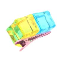 Elásticos De Cabelo Anime Em Formato De Cubos De Gelo Azul E Amarelo, Acessórios De Cabelo, Joias,