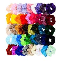 Elásticos de Cabelo Chloven Velvet - 45 Unidades - Faixas de Cabelo