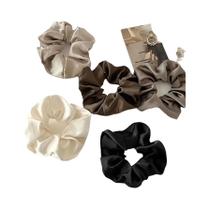 Elásticos De Cabelo De Cetim Sedoso Para Coque De Bailarina, Para Vários Volumes De Cabelo 1/5 Peças Elásticos De Cabelo De Cetim Sedoso Para Coque De Bailarina, Para Vários Volumes De Cabelo 1/5 Peças