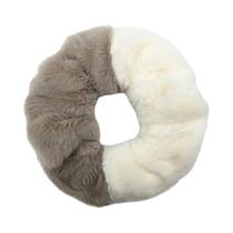 Elásticos De Cabelo De Pelúcia Sintética Para Mulheres, 6 Peças, Acessórios De Laços De Borracha