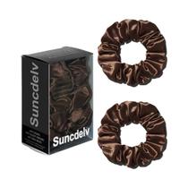 Elásticos De Cabelo De Seda Natural Para Mulheres 100% 22 Momme Cor Sólida Alta Qualidade Scrunchies
