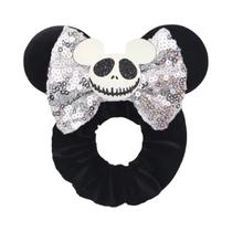 Elásticos De Cabelo De Veludo Para Meninas Com Laços De Lantejoulas E Orelhas Da Disney, Acessórios