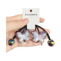 Elásticos De Cabelo Em Gradiente Para Meninas, Laços De Cabelo De Princesa, Acessórios Para Bebês, 2