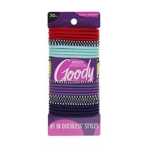 Elásticos de cabelo Goody Ouchless Braided Neon Tribal 30 unidades