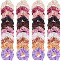 Elásticos de cabelo Hoteam Satin 200 peças para mulheres e adolescentes Elásticos de cabelo Hoteam Satin 200 peças para mulheres e adolescentes