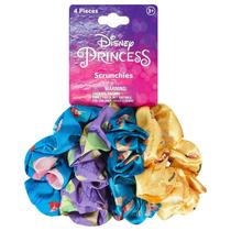 Elásticos de cabelo LUV HER Disney Princess para meninas de 3 ou mais anos - pacote com 4