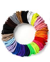 Elásticos de Cabelo MoHern 203 Peças 4 mm Multicoloridos