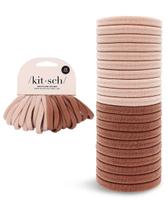 Elásticos de cabelo, nylon kitsch, sem emaranhamento, sem quebra, 20 peças de blush Elásticos de cabelo, nylon kitsch, sem emaranhamento, sem quebra, 20 peças de blush