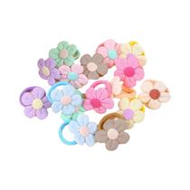 Elásticos De Cabelo Para Meninas Com Estampa De Girassol, Faixa De Cabelo De Nylon, 8 a 16 Peças,