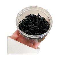 Elásticos De Cabelo Pretos Pequenos Descartáveis, Cordas De Borracha Elásticas, 20/100/450/900