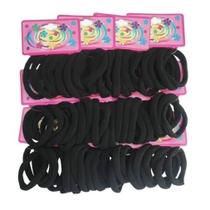 Elásticos de Cabelo Xuxinha Rabicó Meia Feminino Kit 72 unidades