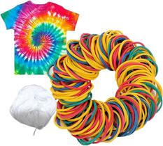Elásticos Dielianyi 200g Cores Sortidas para Tie-Dye Elásticos Dielianyi 200g Cores Sortidas para Tie-Dye
