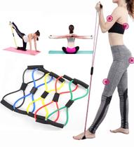 Elásticos Extensor Tensão Ombro Biceps Triceps Peito bumbum gluteos