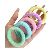Elásticos Grossos Para Cabelo Femininos 20 Peças, Bandas De Rabo De Cavalo Polícromas Sem Costura,
