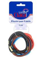 Elásticos MD 01 Cores Sortidas 4mm Para Cabelos - 12 Unidades