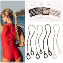 Elásticos para Cabelo Esportivos Ivyu 4 Unidades Trançados 76 cm Elásticos para Cabelo Esportivos Ivyu 4 Unidades Trançados 76 cm