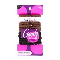 Elásticos para cabelo GOODY Touchless Seamless, 10 quilates, tons quentes