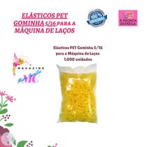 Elásticos PET Gominha 5/16 para Máquina de Laços e Utilidades - Maria Camélia