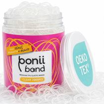 Elásticos PONIIBAND 2000 unidades Transparentes 2cm TPU Seguro